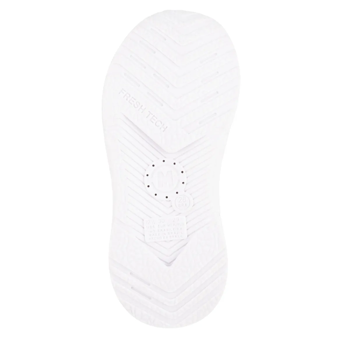 Tenis Blancos Escolar Deportivo Para Niño Molekinho 08935