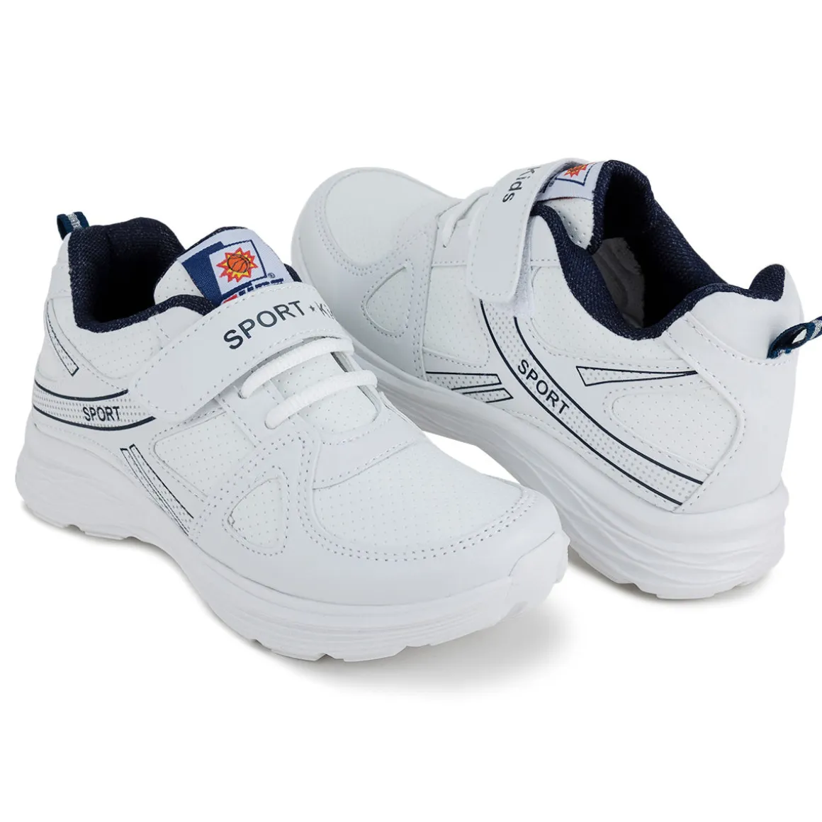 Tenis Blancos Escolar Deportivo Niño Suns 04620