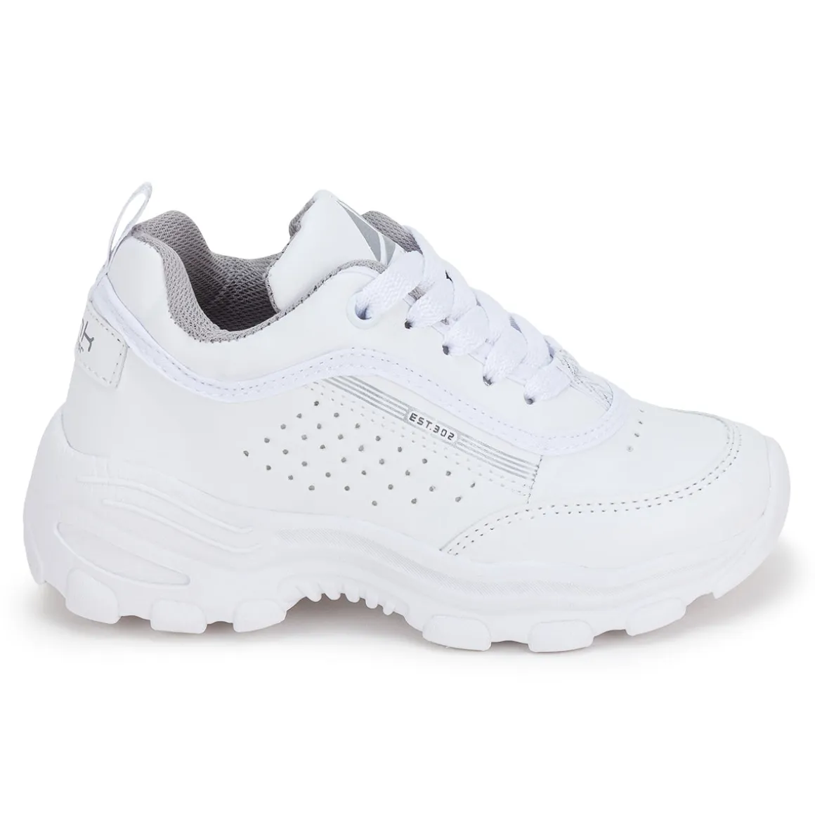 Tenis Blancos Escolar Moda Para Niña Joven Wink 01572