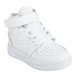Tenis Blancos Escolar Para Niños Bota Casual Velcro Blasito 05533