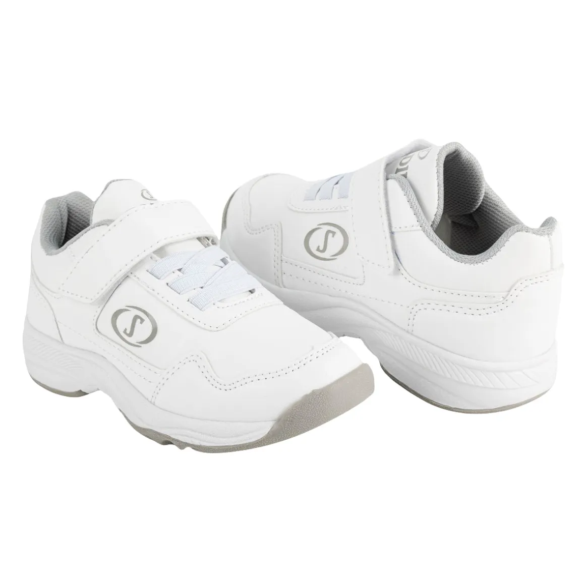 Tenis Blancos Escolar Spalding Para Niño Deportivo 05865