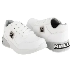 Tenis Blancos Minecraft Para Niño 07244