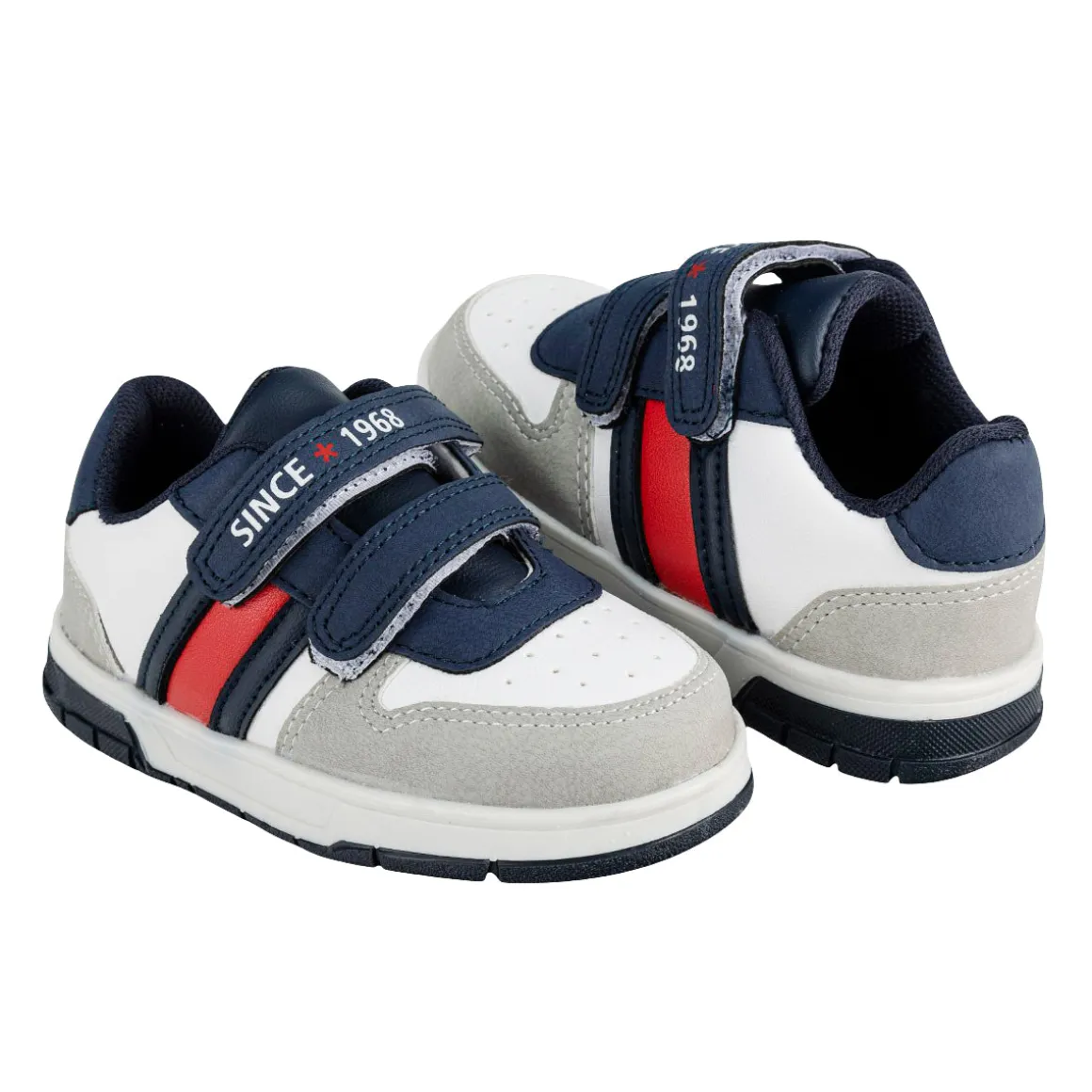 Tenis Casual Niño Gris-Marino Viritony 05836