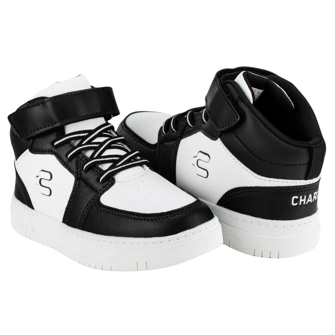 Tenis Charly Para Niño Casual Svart Hvit 07400/01