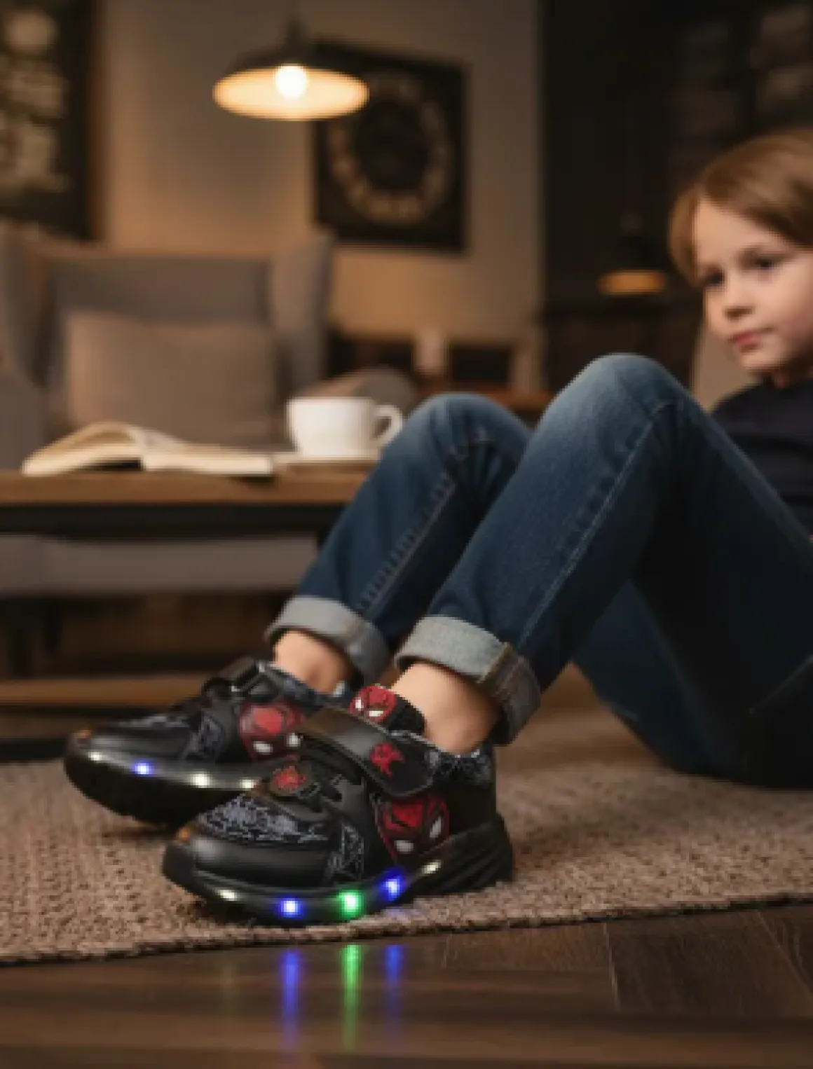 Tenis con Luces LED Spider-Man Niño Kings-Lu 08177
