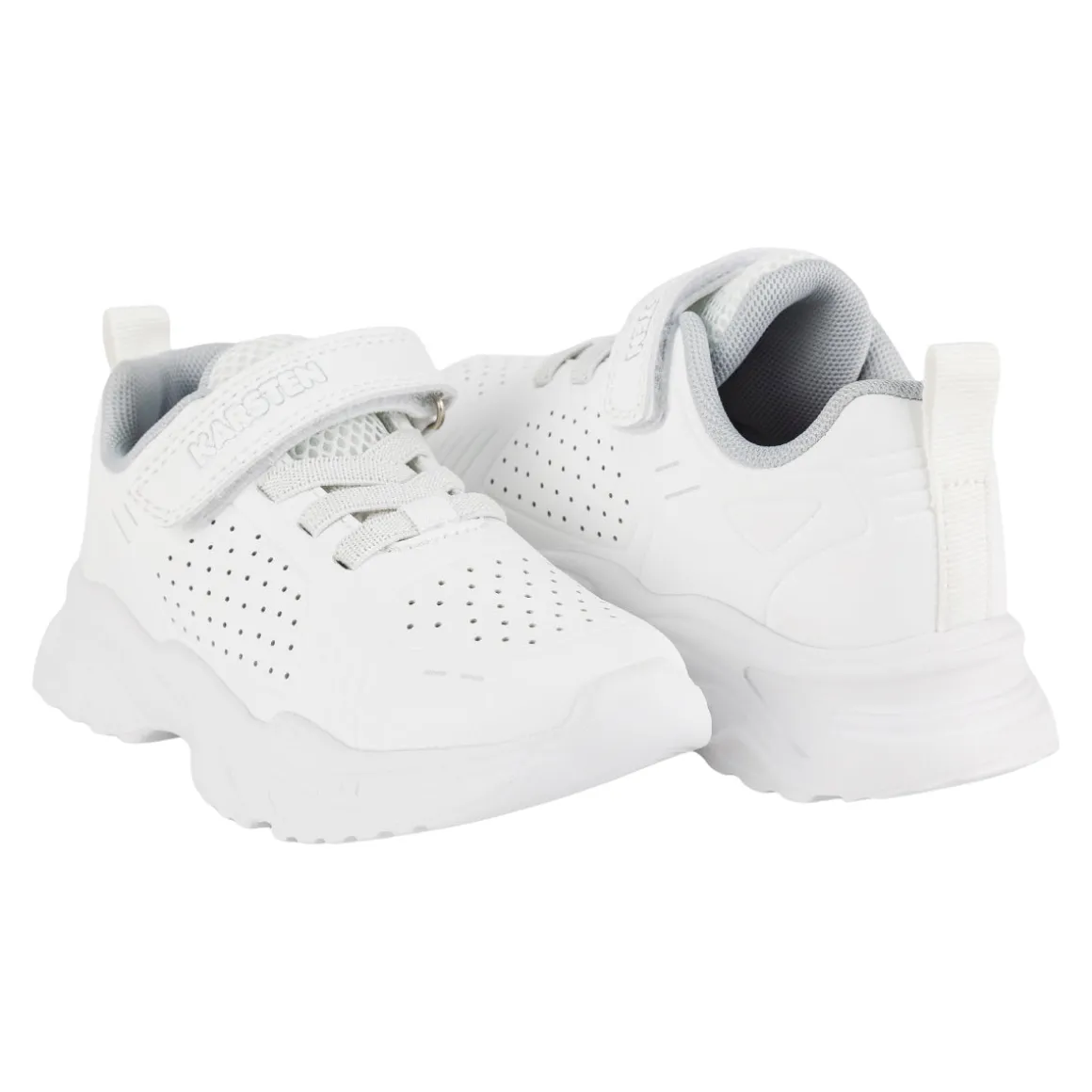Tenis Escolar Blanco Para Niño Karsten 09420