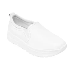 Tenis Flexi Blancos Para Mujer Slip On 04246