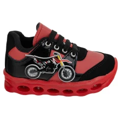 Tenis Motocicleta Luz Led Niño Stampa 04815
