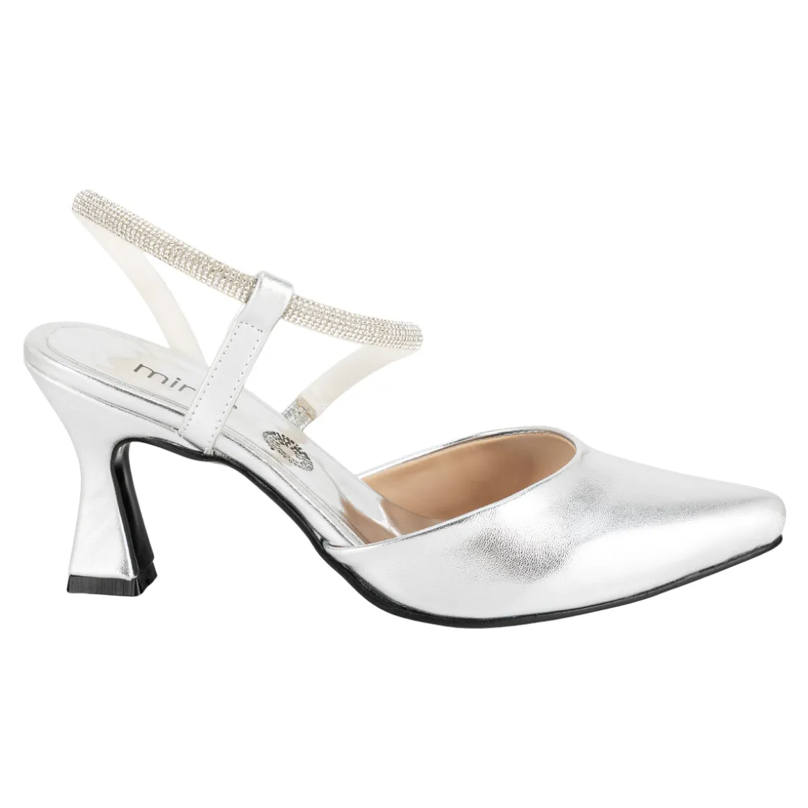 Zapatilla Fiesta Graduación Tira Brillos Para Mujer Mirlo 08988