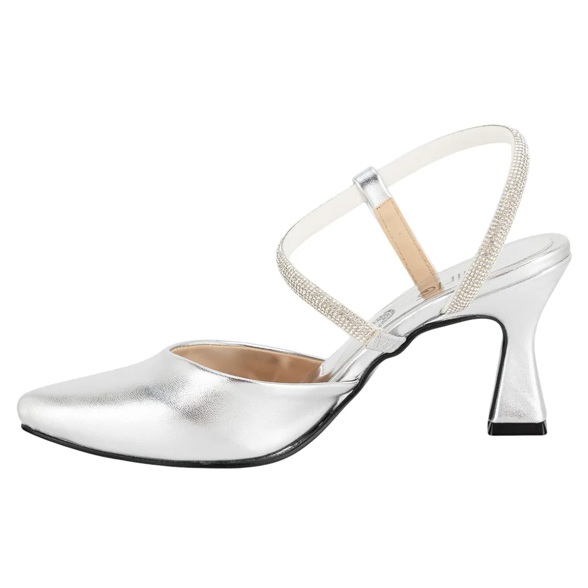 Zapatilla Fiesta Graduación Tira Brillos Para Mujer Mirlo 08988