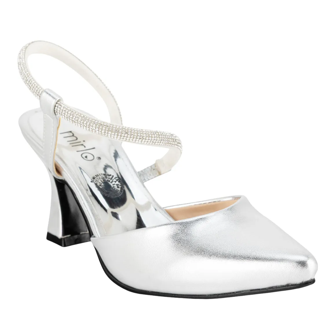 Zapatilla Fiesta Graduación Tira Brillos Para Mujer Mirlo 08988