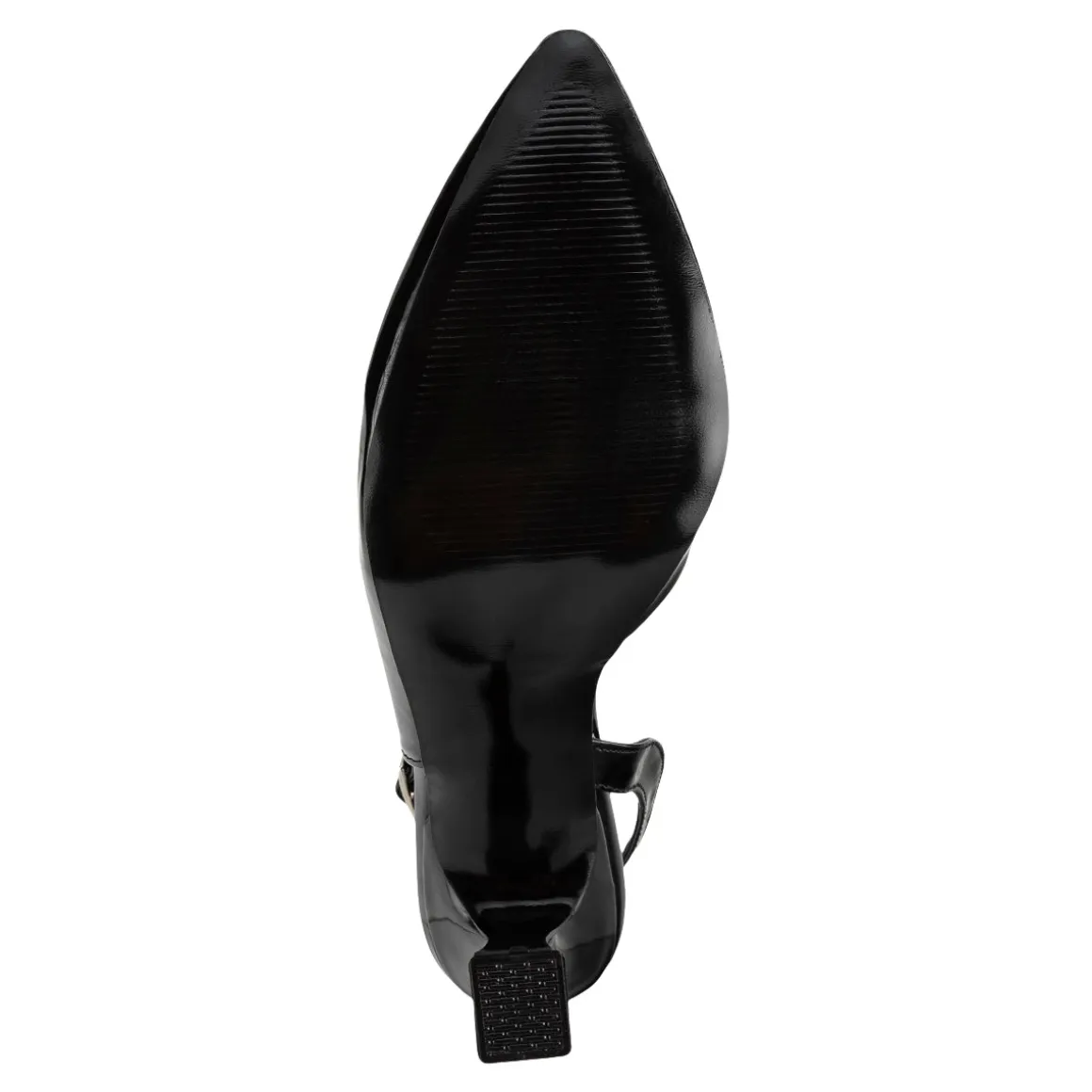 Zapatillas Slingback Tacón Acampanado Para Mujer Fiesta Graduación 08989