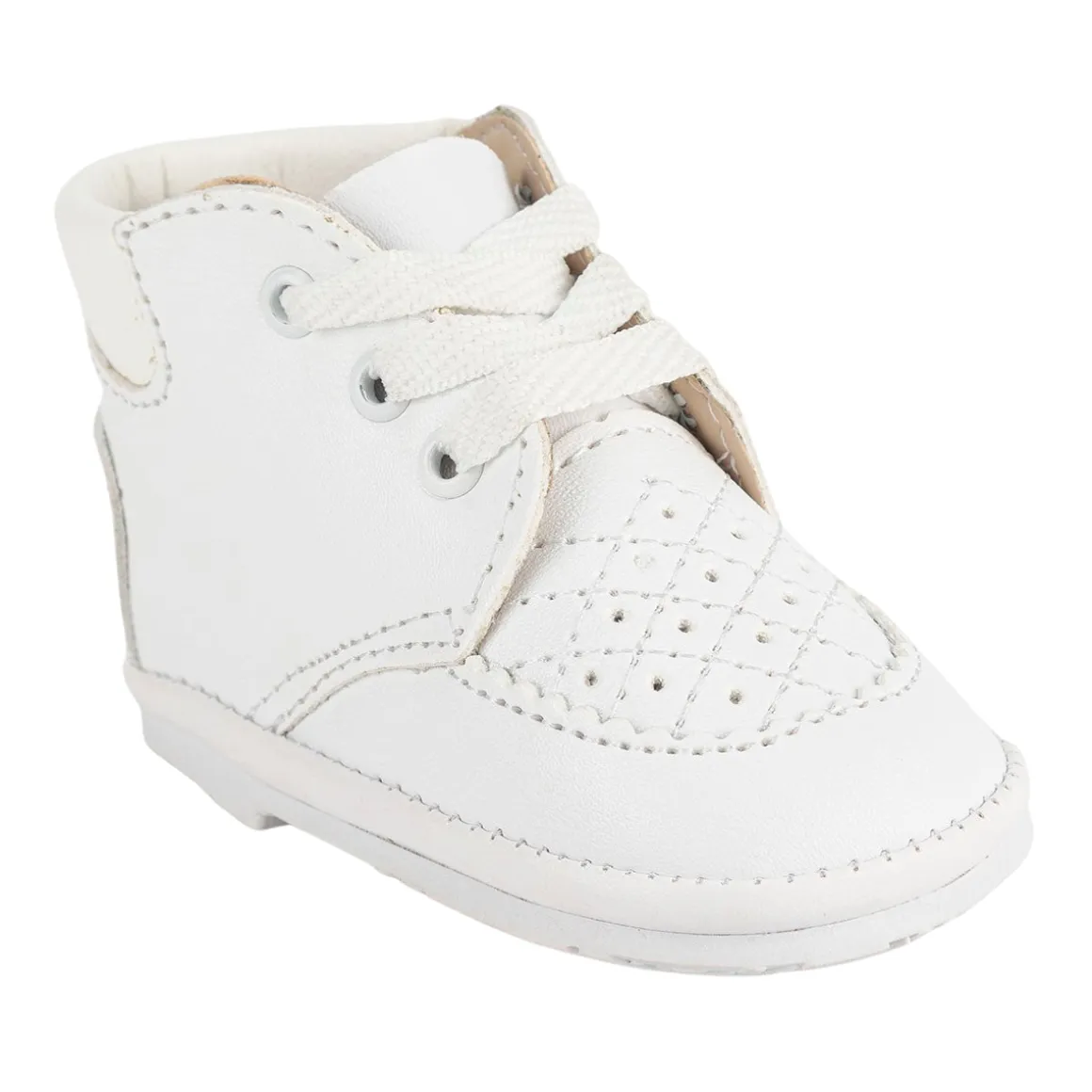 Zapato Bautizo Velcro Bebé Jerry 00119