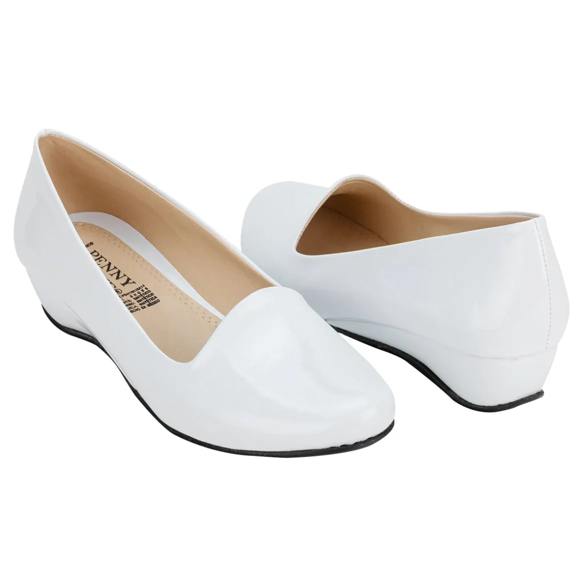 Zapato Casual Tacón Puente Charol Para Mujer Penny Lane 00588