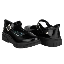 Zapato Charol Escolar Corazón Niña Blasito 05415