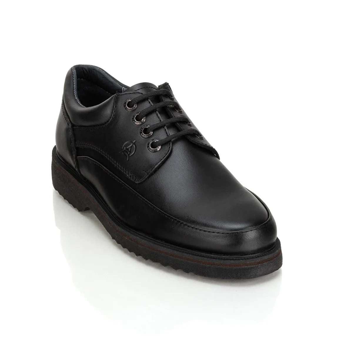 Zapato Cómodo Negro Para Hombre La Pag 00713