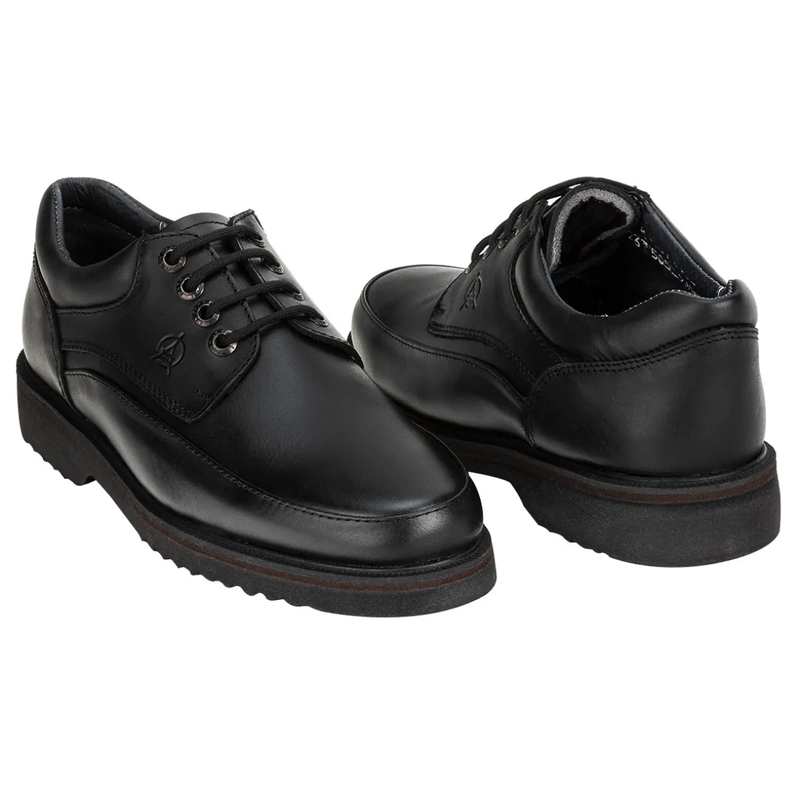 Zapato Cómodo Negro Para Hombre La Pag 00713