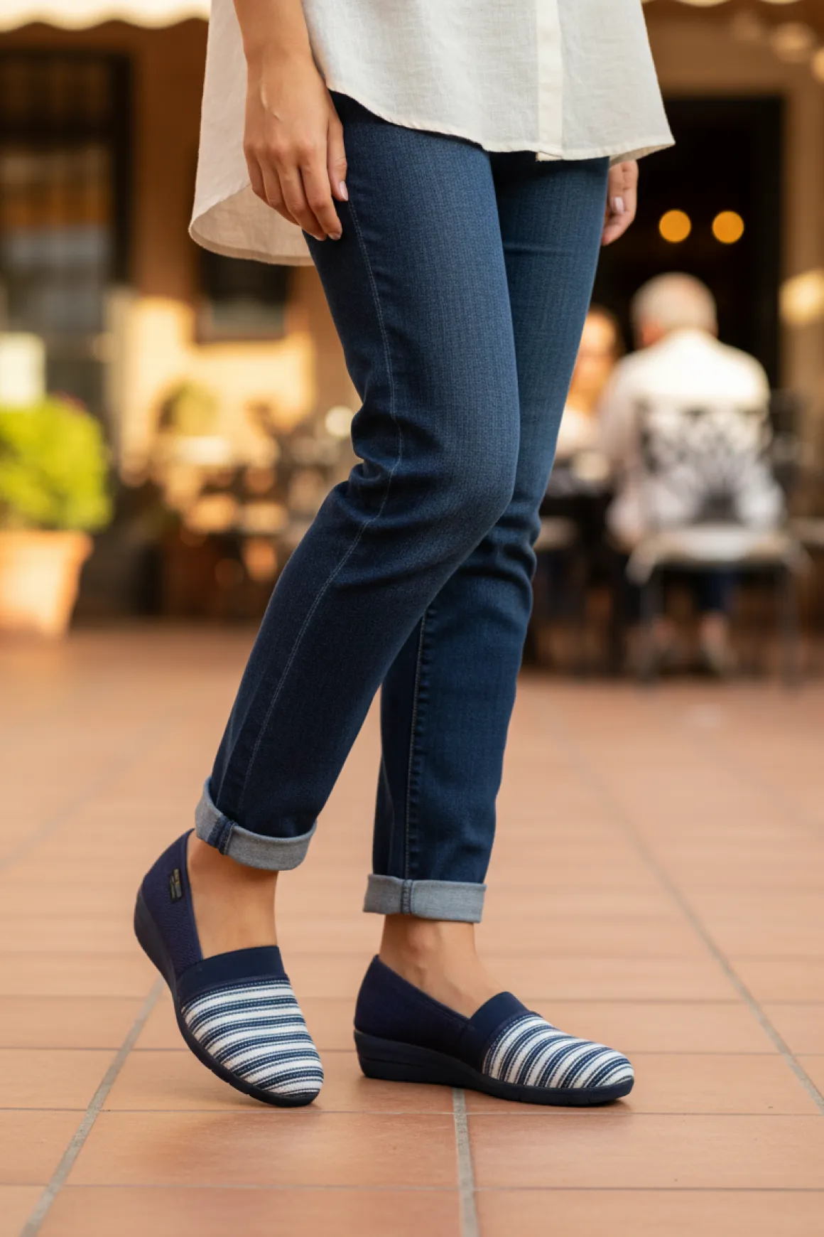 Zapato Cuña Casual Para Mujer Extra Confort 06519