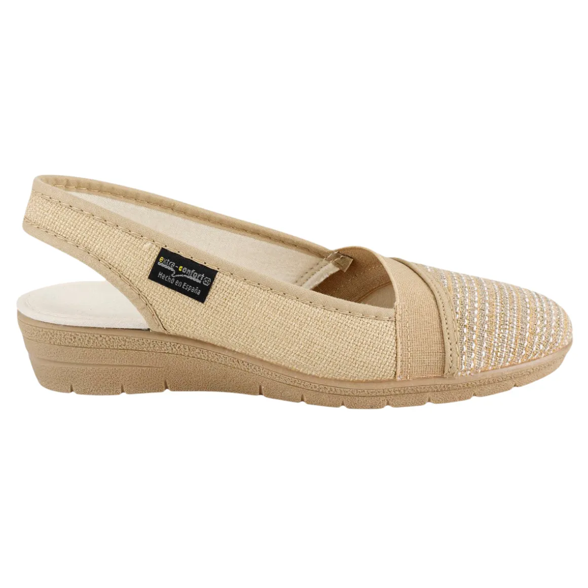 Zapato Destalonado Cuña Para Mujer Extra Confort 06521