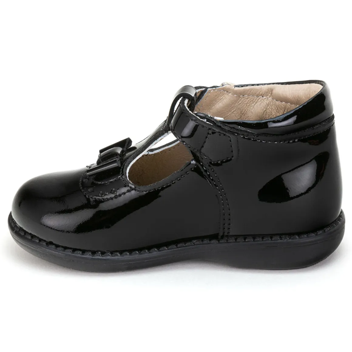 Zapato Dogi Para Niña Botín Charol Moño 01797