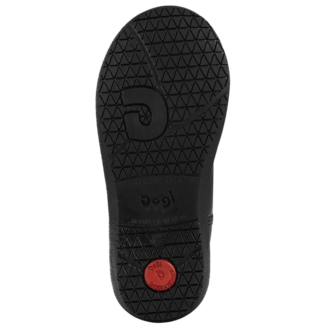 Zapato Dogi Para Niña Corazón Escolar Hebilla Negro 05507
