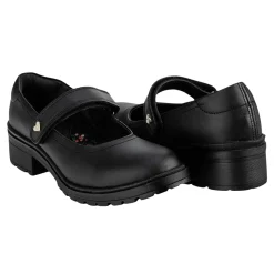 Zapato Escolar Bambino Para Niña Casual Negro 07165
