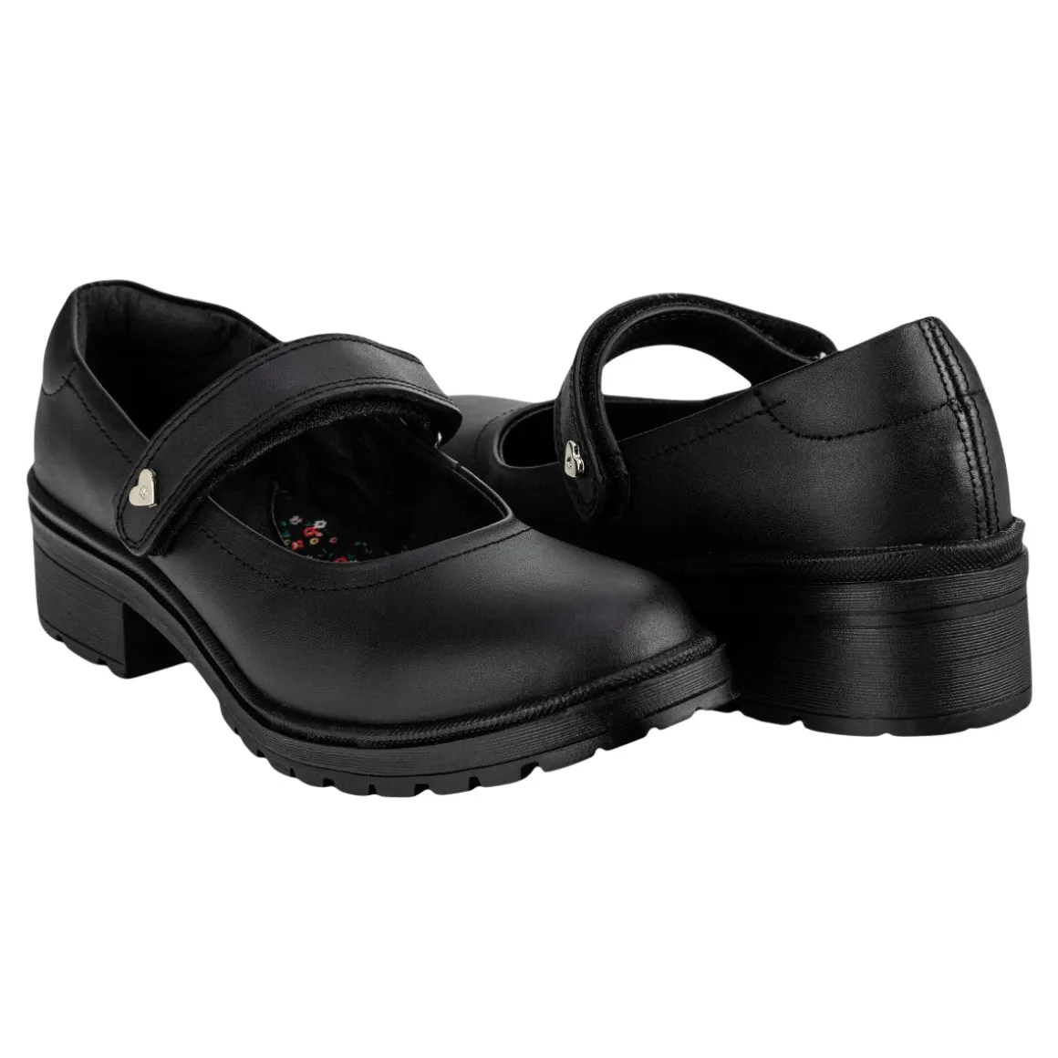 Zapato Escolar Bambino Para Niña Casual Negro 07165