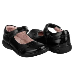 Zapato Escolar Bambino Para Niña Joven Charol 05391