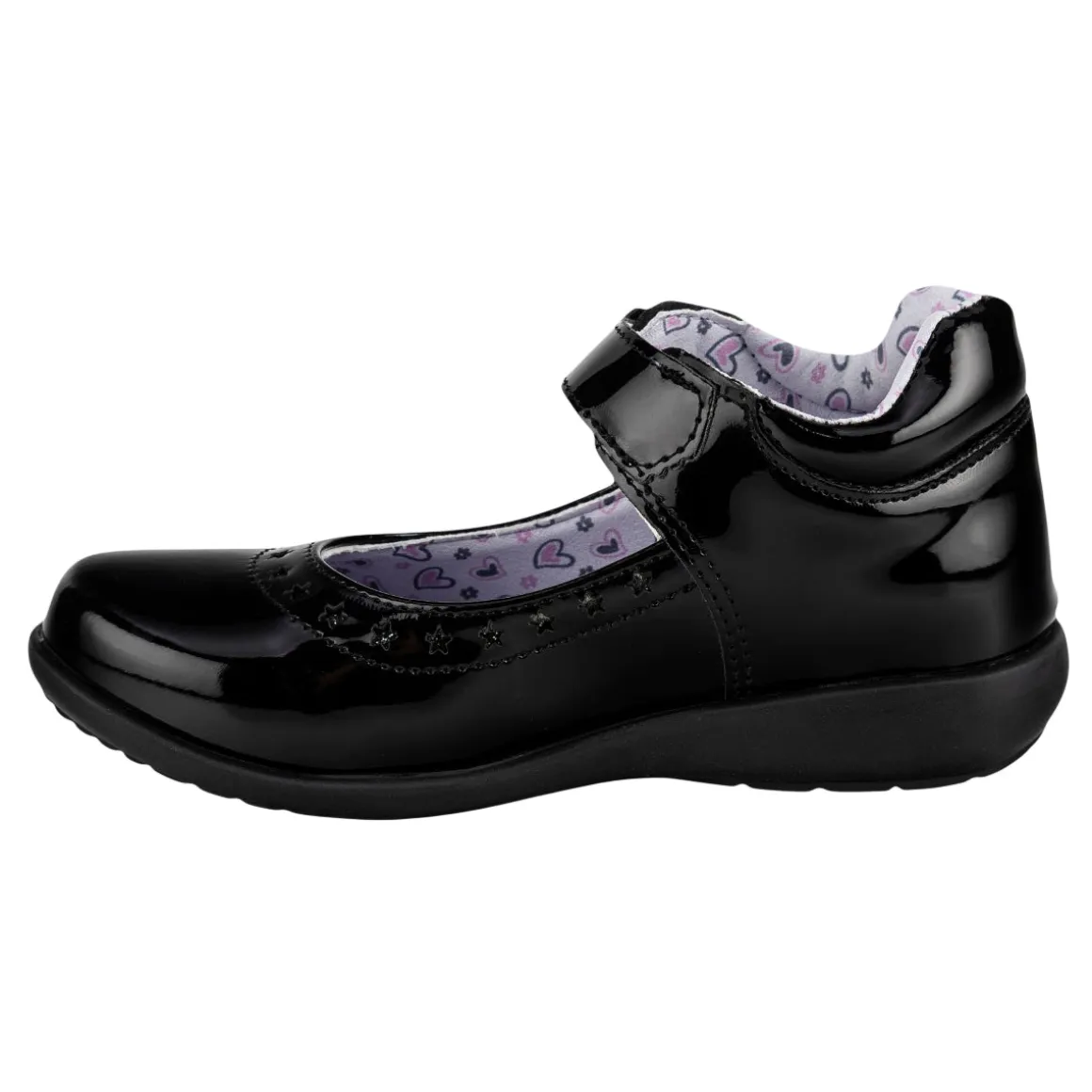 Zapato Escolar Bambino Para Niña Casual Hebilla 07162