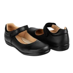Zapato Escolar Bambino Para Niña Clásico Negro 05383