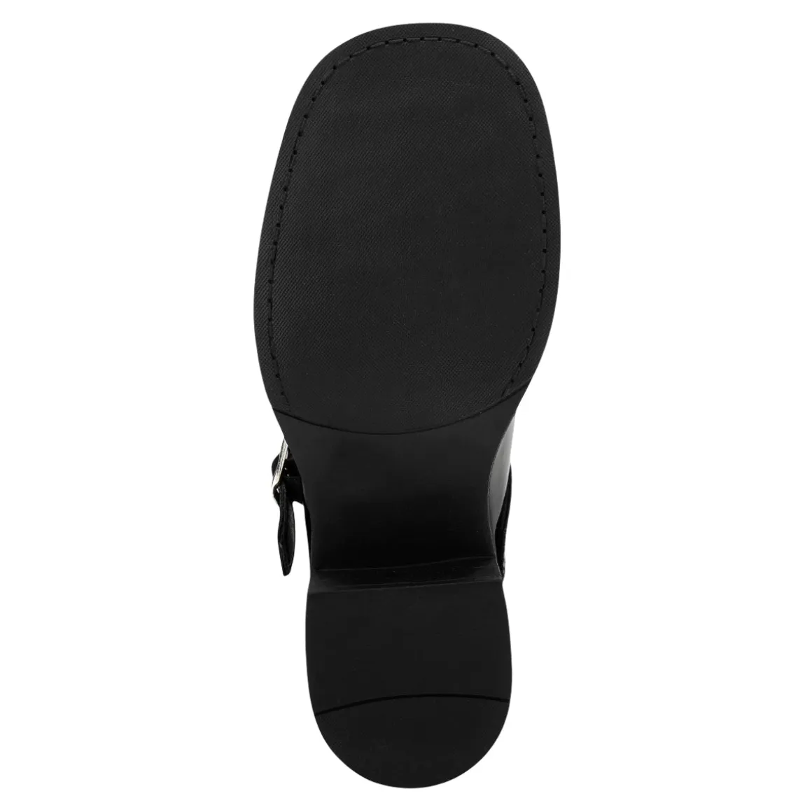 Zapato Escolar Chabelo Para Niña Junior Tacón Cuadrado 07226