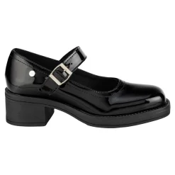 Zapato Escolar Chabelo Para Niña Junior Tacón Cuadrado 07226