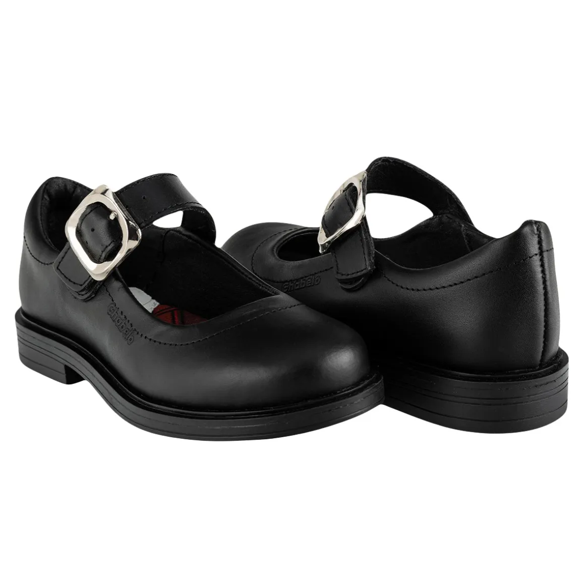 Zapato Escolar Chabelo Para Niña Hebilla 07224