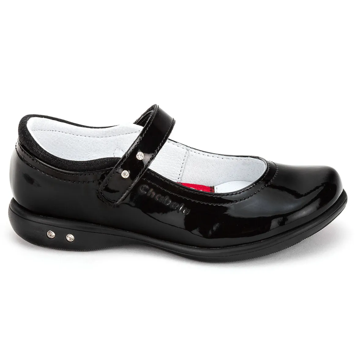 Zapato Escolar Chabelo Para Niña Charol 02980