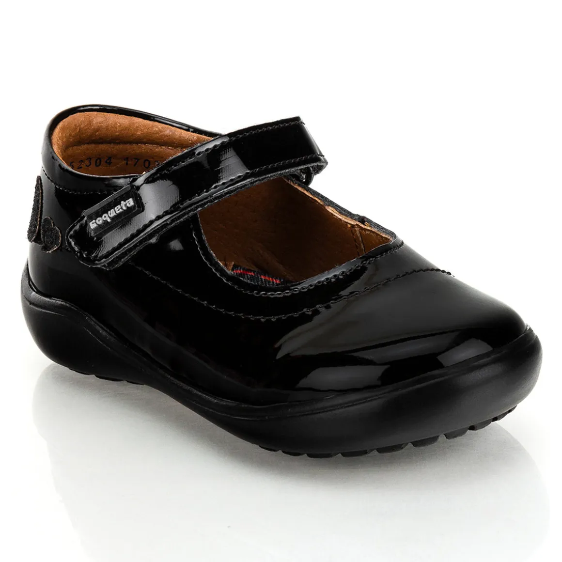 Zapato Escolar Coqueta Para Niña Charol 04344