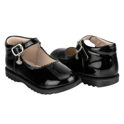 Zapato Escolar Coqueta Para Niña Casual Charol 05776