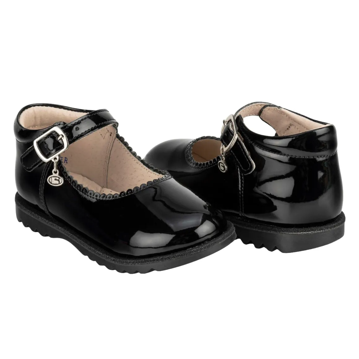 Zapato Escolar Coqueta Para Niña Casual Charol 05776
