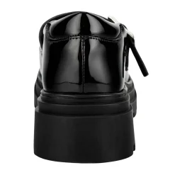 Zapato Escolar Coqueta Para Niña Tacón Chunky Junior 07210