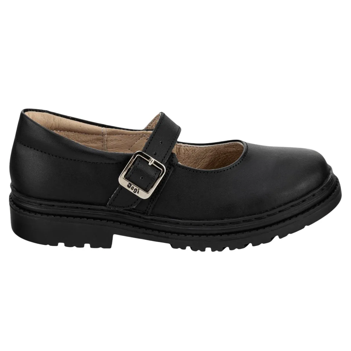Zapato Escolar Dogi Para Junior Niña Hebilla 07135