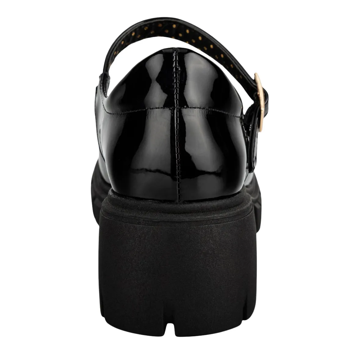 Zapato Escolar Happy Shoes Para Mujer Tacón Mary-Jane 07427