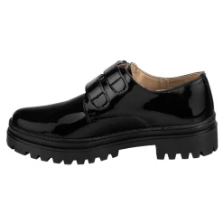 Zapato Escolar Hebilla Charol Para Niña Joven Blasito 05413