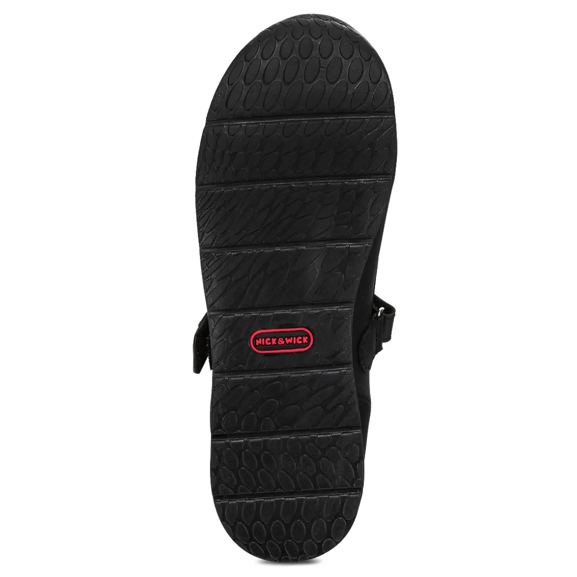 Zapato Escolar Moño Negro Velcro Niña Nick&wick 03005