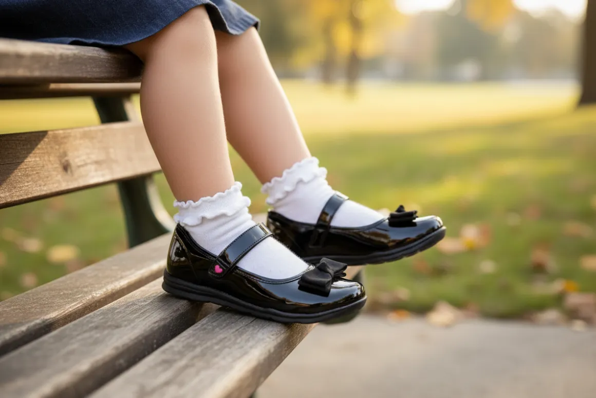 Zapato Escolar Moño Para Junior Niña Nick & Wick 08971