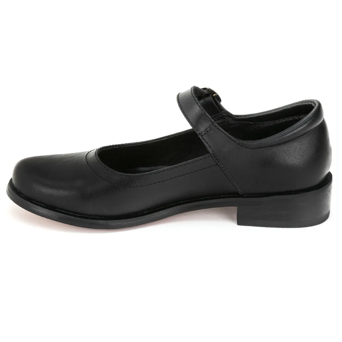 Zapato Escolar Negro Para Escolta Niña-Mujer Lgc 00390