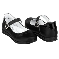 Zapato Escolar Negro Vestir Joven Dominiq 03387