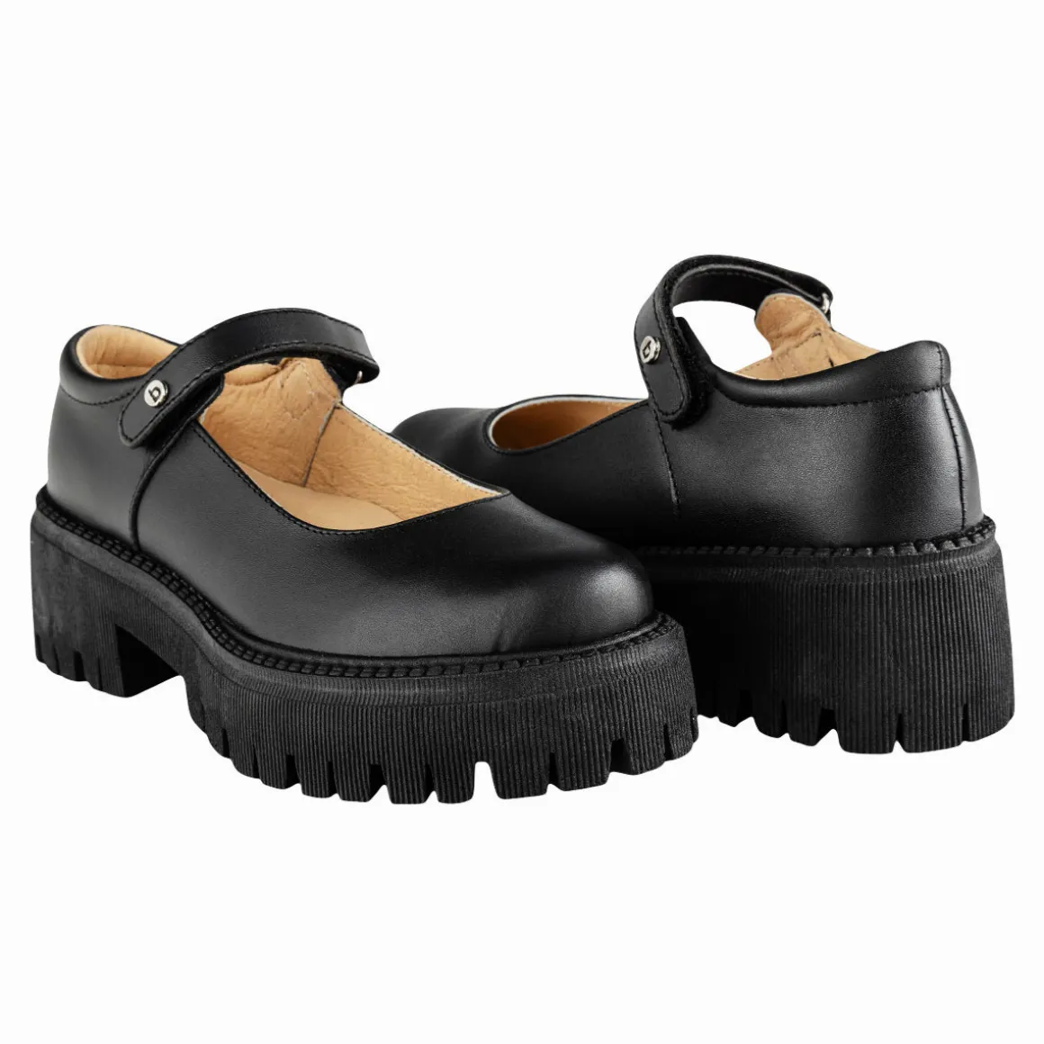 Zapato Escolar Tacón Bloque Junior Niña Blasito A07177