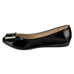 Zapato Flats Detalle en Hebilla Para Mujer Caramel 06440