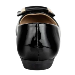 Zapato Flats Detalle en Hebilla Para Mujer Caramel 06440