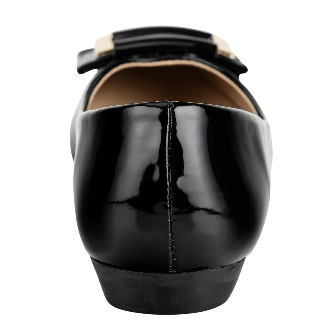 Zapato Flats Detalle en Hebilla Para Mujer Caramel 06440