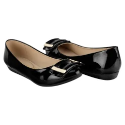 Zapato Flats Detalle en Hebilla Para Mujer Caramel 06440